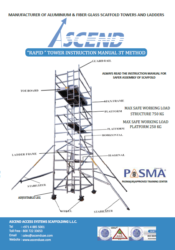 Ascend Access Systems Scaffolding Rapid Tower