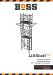BoSS-Access-Towers-Liftshaft-700-Camlock-Guardrail-User-Guide