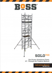 BoSS-Instruction-Manual-SOLO-700-Access-Tower front image