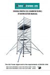 Euro Towers 232 Double Width 3T instruction manual