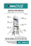 Euro Towers Euro One instruction manual