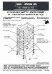 Euro Towers Ladder Tower Double Width 3T instruction manual