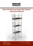 Instant Upright Instant 400 AGR instruction manual