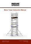 Instant Upright Instant Mono Tower instruction manual
